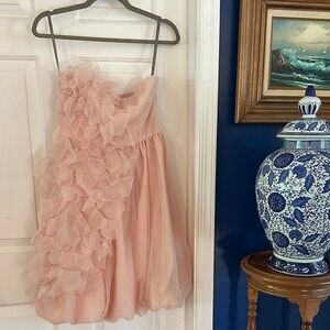 White by Vera Wang Blush Pink Ruffled Kids Dress